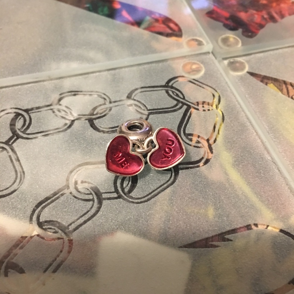 FINAL PRICE! You and Me Pandora Heart Charm 💕
